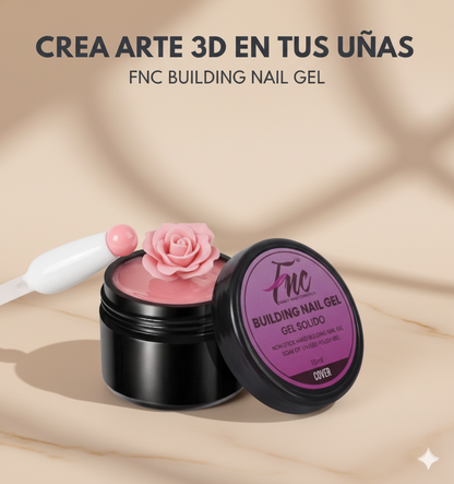 GEL SOLIDO ESCULTOR FNC | Crea uñas 3D que parecen hechas por una profesional