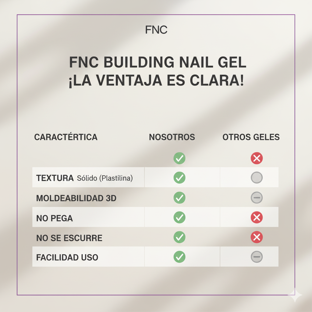 GEL SOLIDO ESCULTOR FNC | Crea uñas 3D que parecen hechas por una profesional