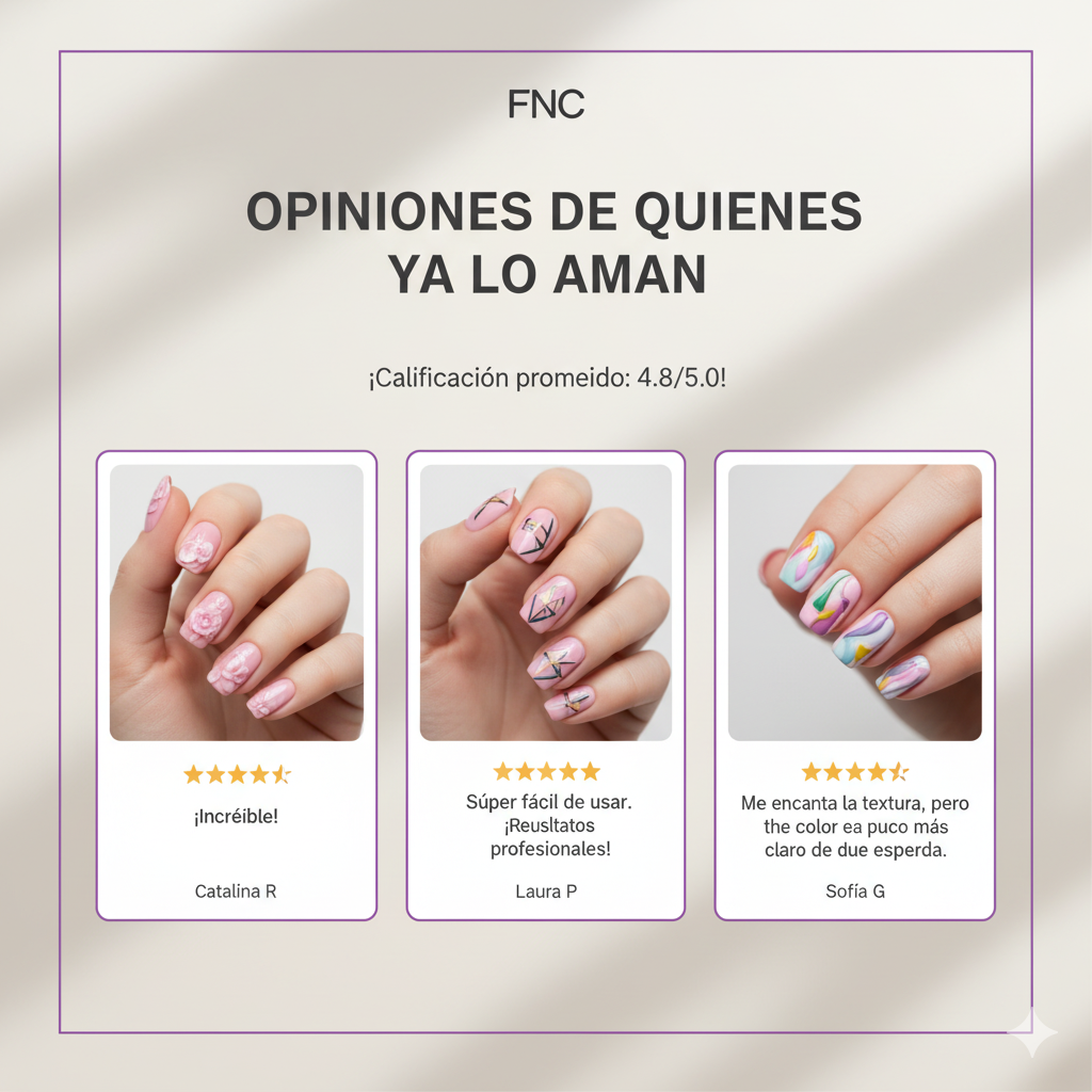 GEL SOLIDO ESCULTOR FNC | Crea uñas 3D que parecen hechas por una profesional