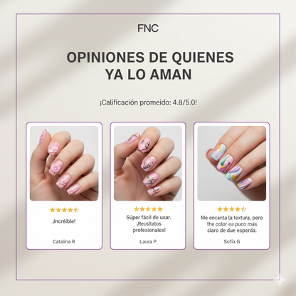 GEL SOLIDO ESCULTOR FNC | Crea uñas 3D que parecen hechas por una profesional